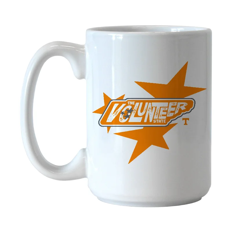 Best Personalized Team Mugs For Gift Shops-Tennessee 2024 Fan Design 15oz Sublimated Mug