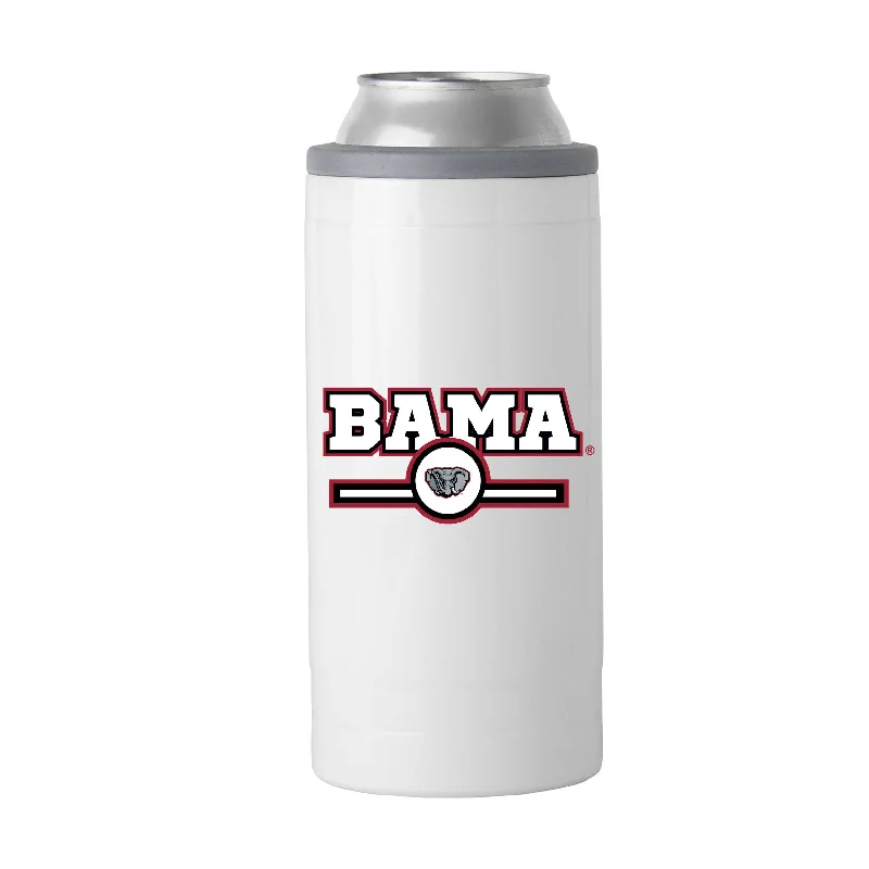 Funny Team Mugs-Alabama Letterman 12 oz Slim Can Coolie