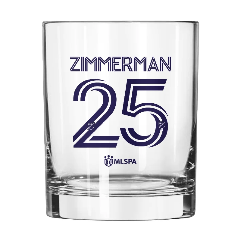 Personalized Team Mugs For Community Groups-Nashville SC Walker Zimmerman 14oz Rocks Glass