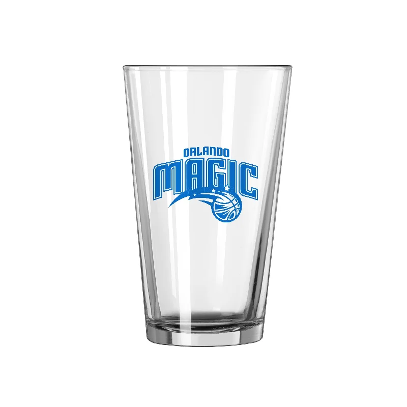 Funny Personalized Team Mugs-Orlando Magic 16oz Gameday Pint Glass