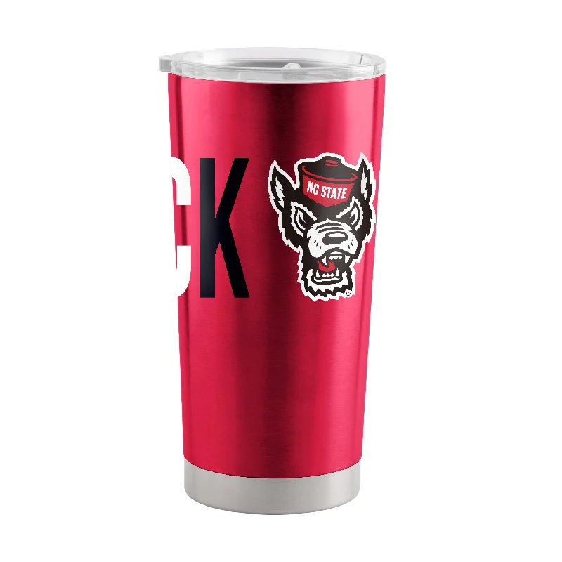 Custom Team Mugs For Family Reunions-NC State Overtime 20oz Stainless Tumbler