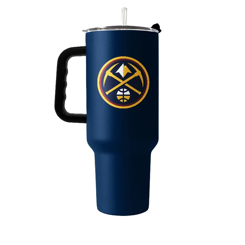 Personalized Team Mugs With Funny Quotes-Denver Nuggets 40oz Flipside Powder Coat Tumbler