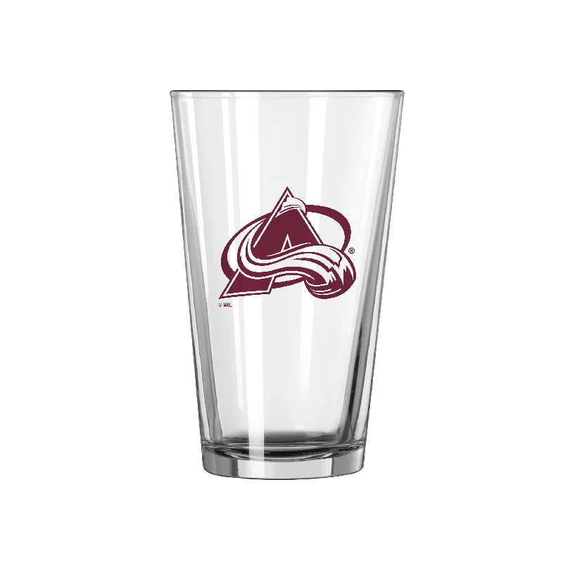 Team Mugs For Coaches And Players-Colorado Avalanche 16oz Gameday Pint Glass