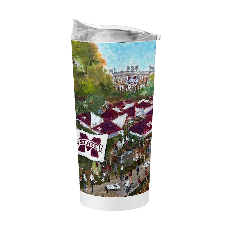 Limited Edition Custom Team Mugs-Mississippi State 20oz Collector Powder Coat Tumbler