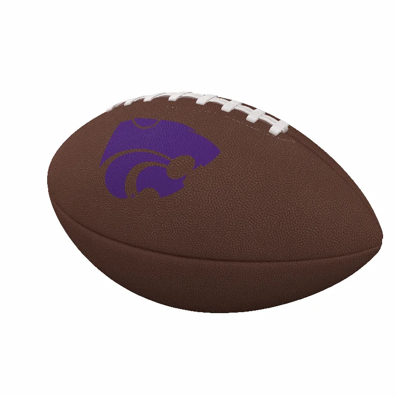 Rugby Balls For Power Kicks-Kansas State Mini Size Composite Football