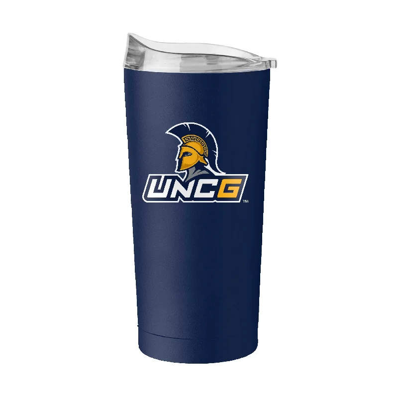 Custom Team Mugs With Pictures-NC Greensboro 20oz Flipside Powder Coat Tumbler