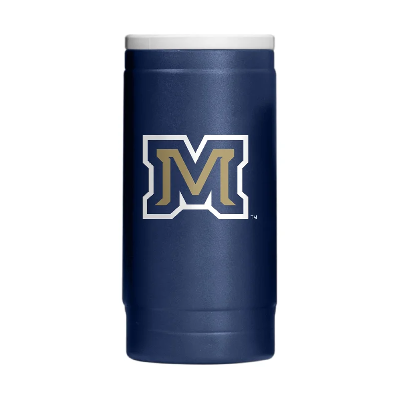 Unique Team Mugs For Events-Montana State 12oz Flipside Powder Coat Slim Can Coolie