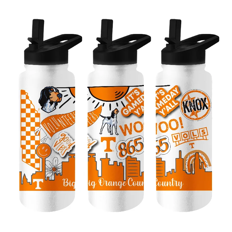 Team Mugs For Cheerleaders-Tennessee 34oz Native Quencher Bottle