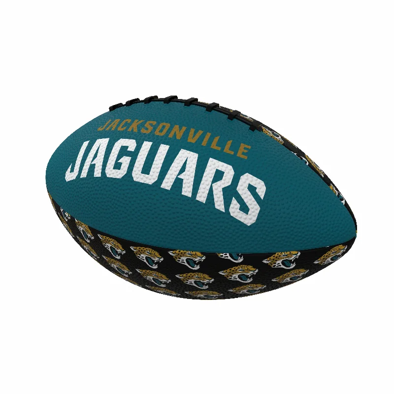 Durable Outdoor Rugby Balls-Jacksonville Jaguars Mini Size Rubber Footballl