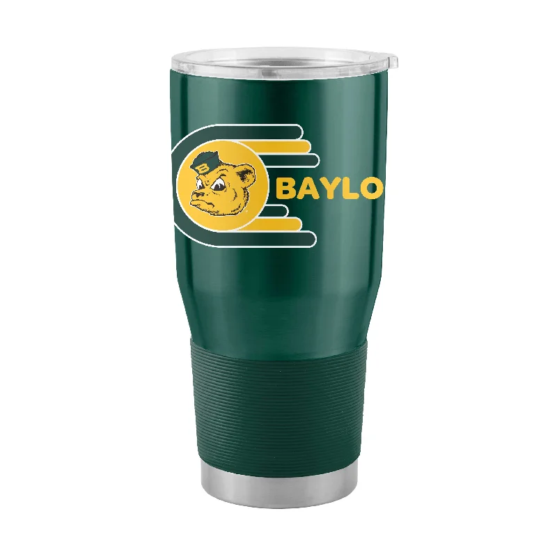 Sports Event Team Mugs-Baylor 30oz Whirl Stainless Steel Tumbler