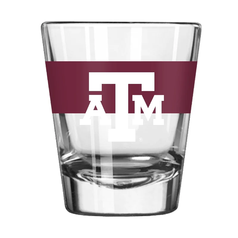 Customizable Coffee Mugs For Teams-Texas A&M 2oz Colorblock Shot Glass