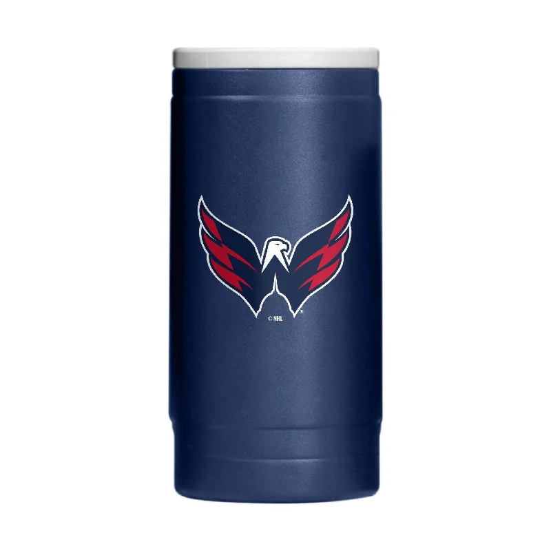 Team Mugs For Alumni-Washington Capitals 12oz Flipside Powder Coat Slim Can Coolie