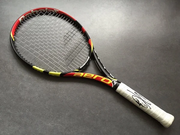 Maximum Comfort Tennis Rackets-Jo-Wilfried Tsonga Personal Babolat Aeropro Drive + Painted Cortex