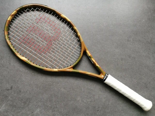 Affordable Tennis Rackets-Kei Nishikori Personal Wilson Burn 95 Countervail Limited Camo