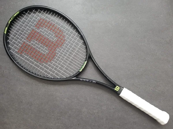 Tennis Rackets For Fast Serve-Wilson H19 Blade 93 (Black/Grey/Green)