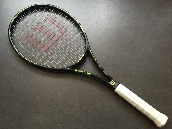 Mid-Range Tennis Rackets-Wilson H19 Blade 98 Black/Green