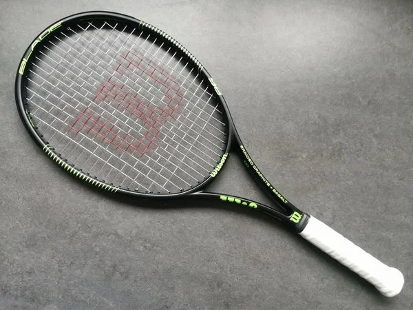 Easy-To-Handle Tennis Rackets-Wilson H19 Blade 98 Black/Green (16x19)