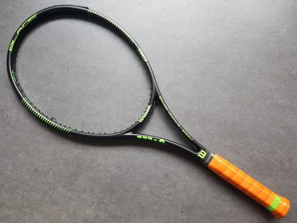 Lightweight Tennis Rackets For Women-Wilson H19 Blade 98 Black/Green (18X20)